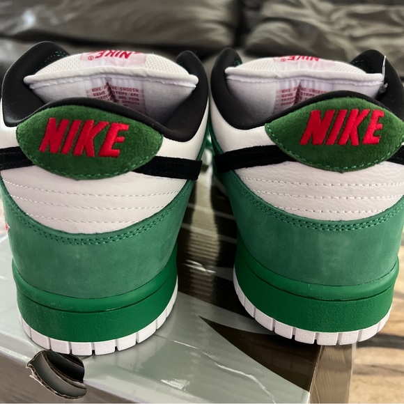 Nike SB Dunk Low Pro SE Heineken 10 Classic Green White Beer Rare - Picture 3 of 7